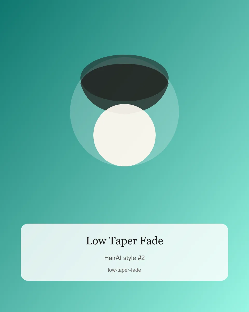 Low Taper Fade haircut hairstyle