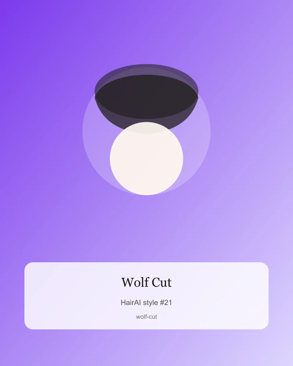Wolf Cut haircut hairstyle